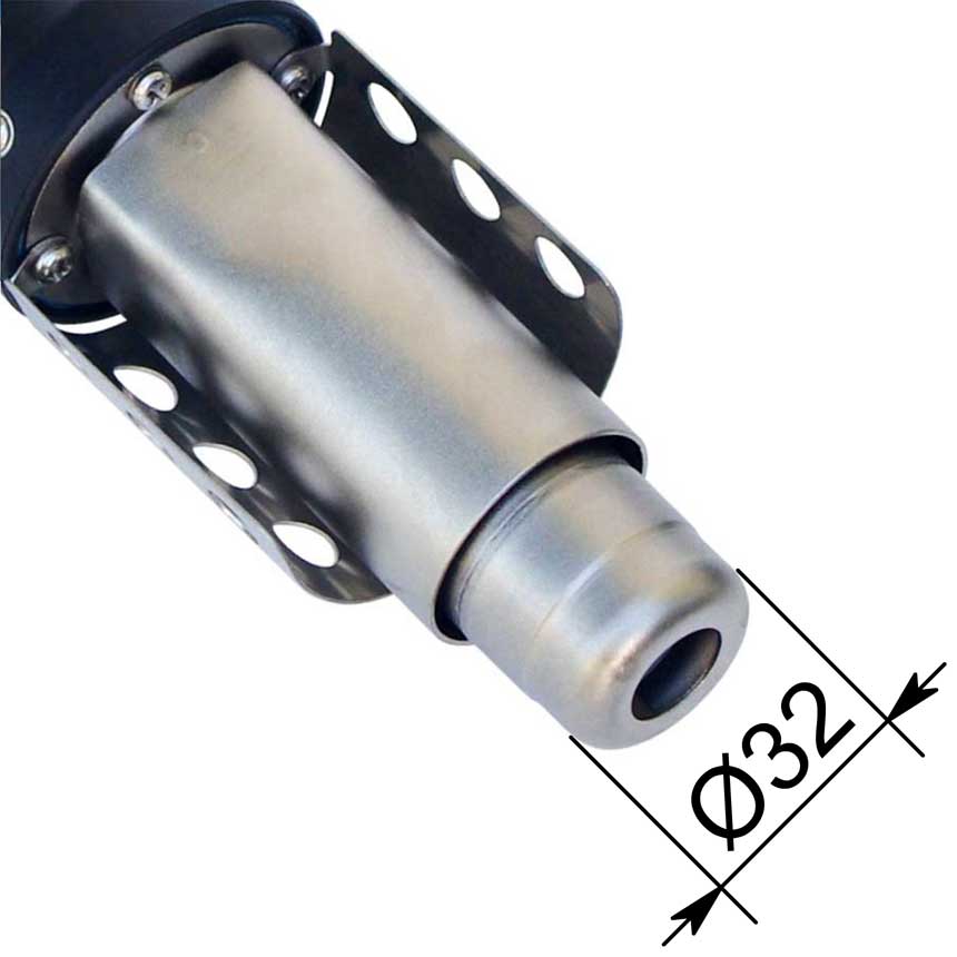 Сварочный фен ADR tools LABOR S-MINI-1600W - диаметр для насадок