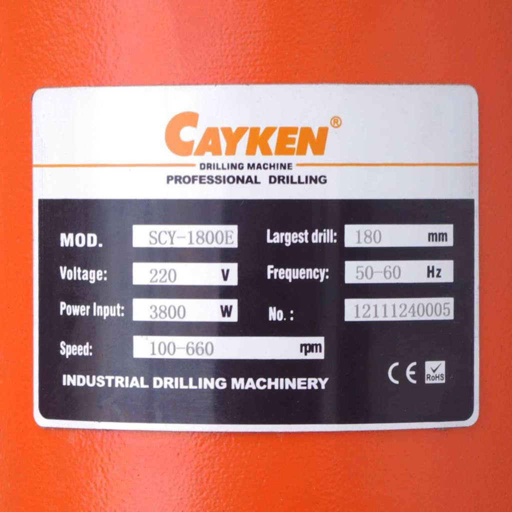 Характеристики двигателя CAYKEN SCY-1800E