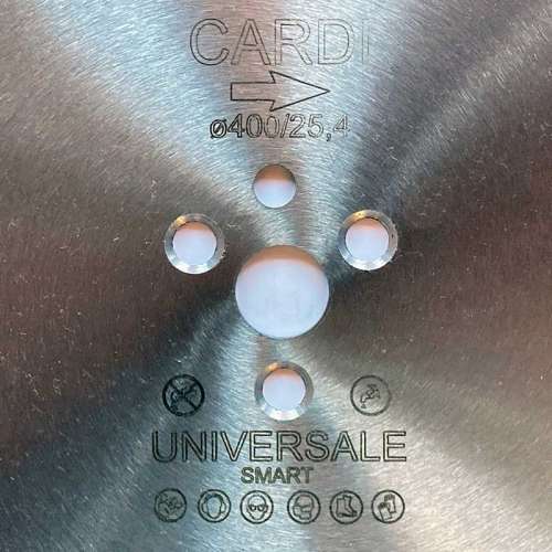 Алмазный диск Ø400 мм для сухой и мокрой резки Cardi DDT 400-SX-1