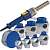DYTRON D04105 Set P-4a 650W TW PROFI blue (16-63, 100) паяльник ППР труб с насадками