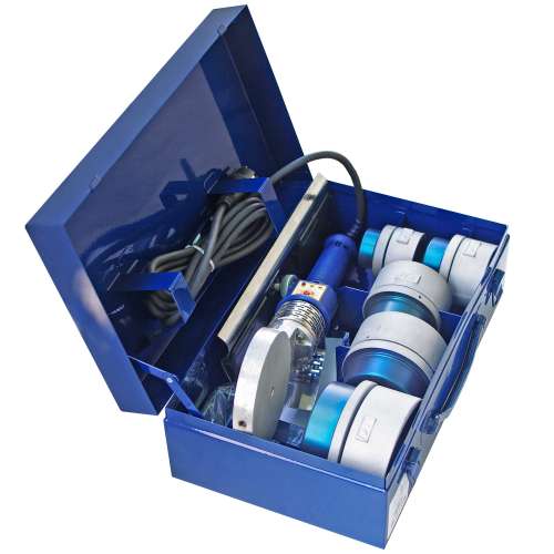 DYTRON Set P-4a 1200W TW PROFI blue (50-110) паяльник для пайки пластиковых труб купить