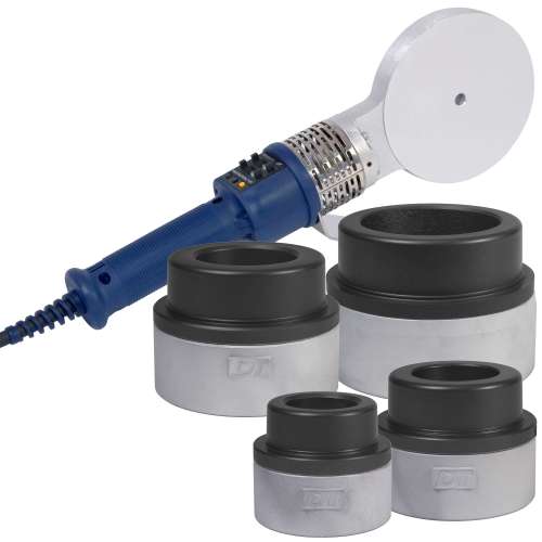 DYTRON D36639 Set P-4b 1200W TW Plus PROFI black (75-125) утюг для ПП труб с насадками