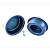 DYTRON DT DA 110 Парная насадка синий тефлон - вид спереди в разобранном виде