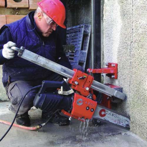 Цепная стенорезная машина DV CD35-1500 (Cardi) – резка стены-3